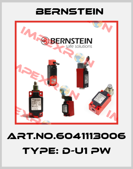 Art.No.6041113006 Type: D-U1 PW Bernstein