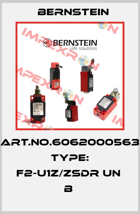 Art.No.6062000563 Type: F2-U1Z/ZSDR UN               B  Bernstein
