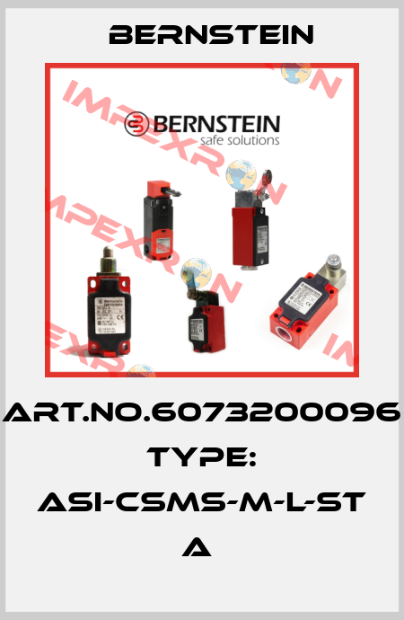 Art.No.6073200096 Type: ASI-CSMS-M-L-ST              A  Bernstein