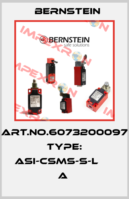 Art.No.6073200097 Type: ASI-CSMS-S-L                 A  Bernstein
