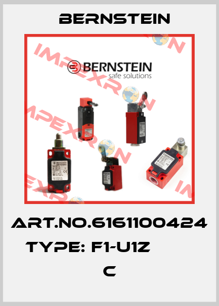 Art.No.6161100424 Type: F1-U1Z                       C Bernstein
