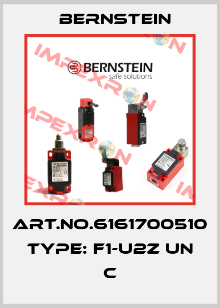 Art.No.6161700510 Type: F1-U2Z UN                    C Bernstein