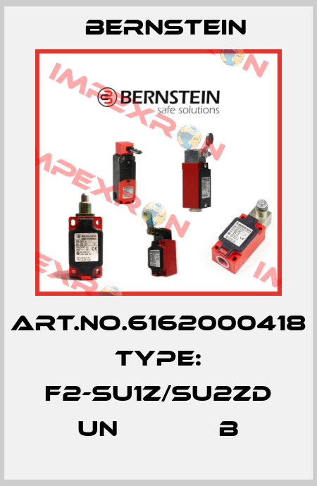 Art.No.6162000418 Type: F2-SU1Z/SU2ZD UN             B Bernstein