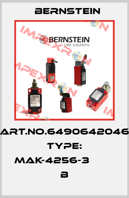 Art.No.6490642046 Type: MAK-4256-3                   B Bernstein