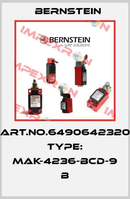 Art.No.6490642320 Type: MAK-4236-BCD-9               B Bernstein