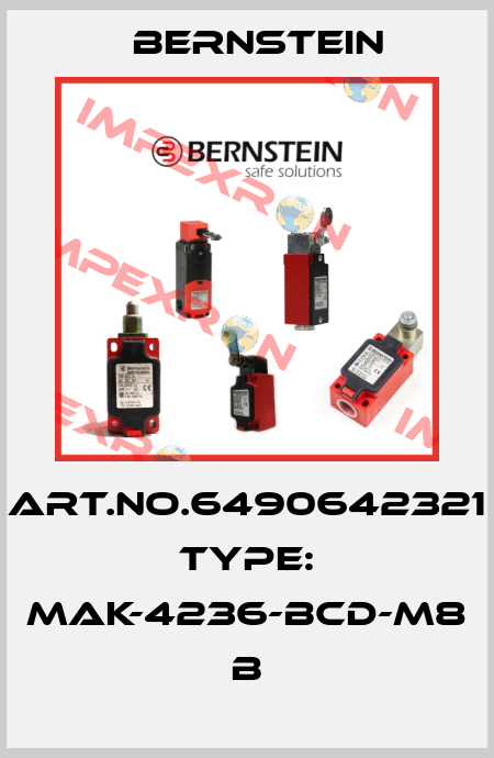 Art.No.6490642321 Type: MAK-4236-BCD-M8              B Bernstein
