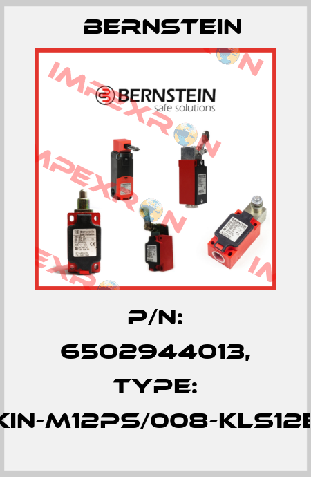 P/N: 6502944013, Type: KIN-M12PS/008-KLS12E Bernstein