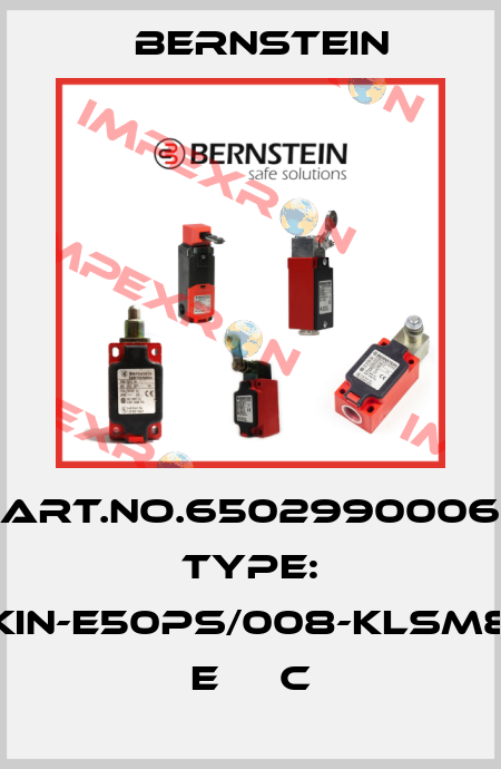 Art.No.6502990006 Type: KIN-E50PS/008-KLSM8    E     C Bernstein