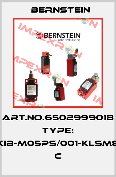Art.No.6502999018 Type: KIB-M05PS/001-KLSM8          C Bernstein