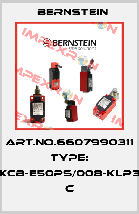 Art.No.6607990311 Type: KCB-E50PS/008-KLP3           C Bernstein