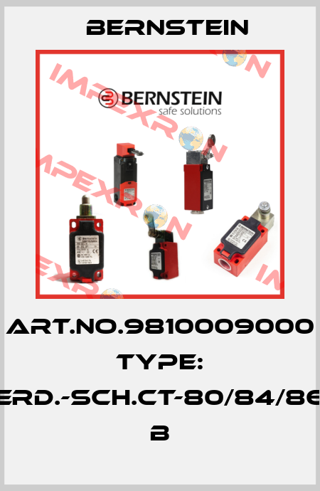 Art.No.9810009000 Type: ERD.-SCH.CT-80/84/86         B Bernstein