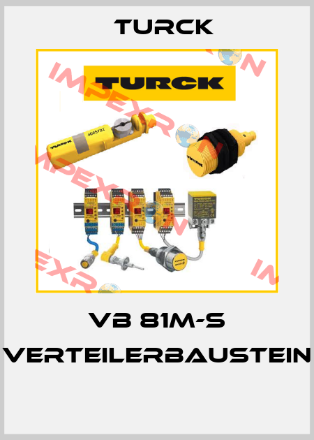 VB 81M-S VERTEILERBAUSTEIN  Turck
