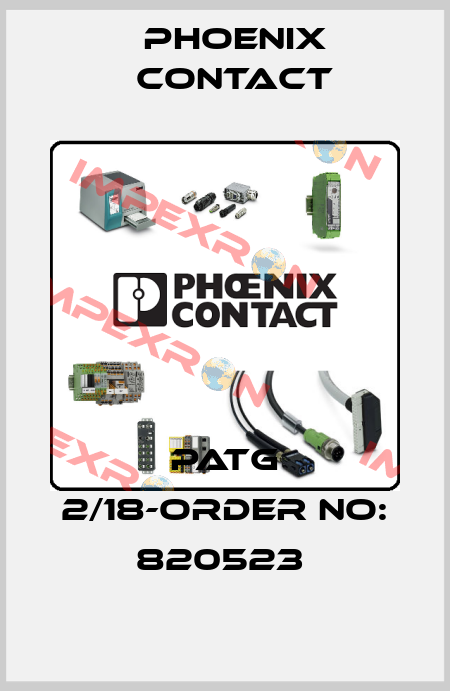 PATG 2/18-ORDER NO: 820523  Phoenix Contact