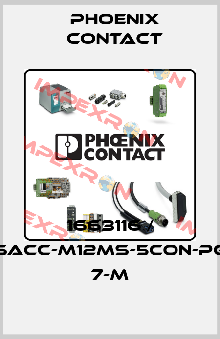 1663116 / SACC-M12MS-5CON-PG 7-M Phoenix Contact