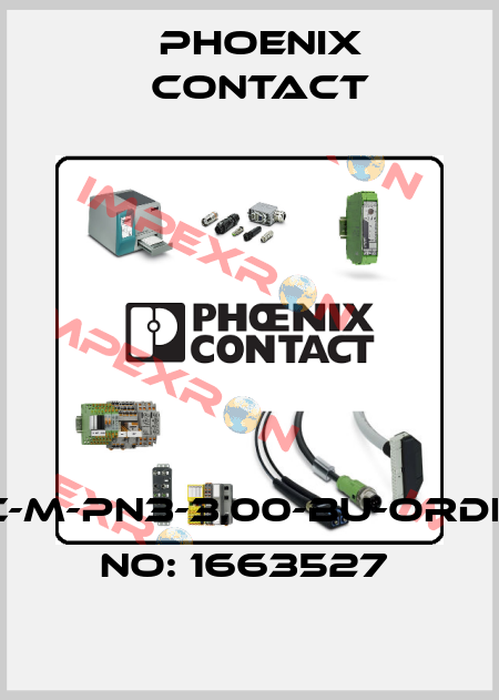 HC-M-PN3-3,00-BU-ORDER NO: 1663527  Phoenix Contact