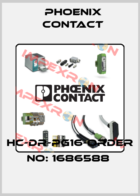 HC-DR-PG16-ORDER NO: 1686588  Phoenix Contact