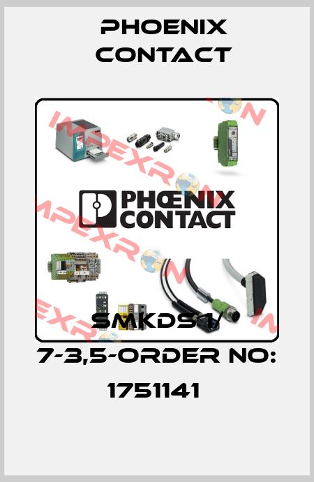 SMKDS 1/ 7-3,5-ORDER NO: 1751141  Phoenix Contact
