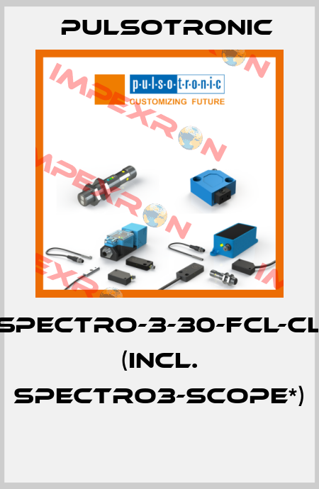 SPECTRO-3-30-FCL-CL   (incl. SPECTRO3-Scope*)  Pulsotronic