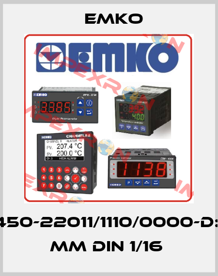 ESM-4450-22011/1110/0000-D:48x48 mm DIN 1/16  EMKO