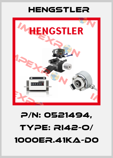 p/n: 0521494, Type: RI42-O/ 1000ER.41KA-D0 Hengstler