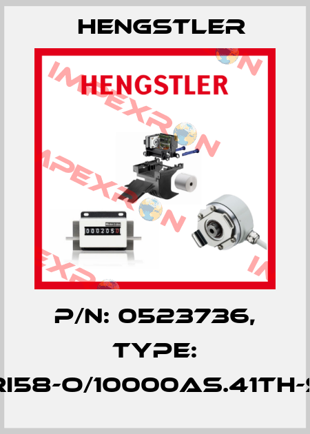 p/n: 0523736, Type: RI58-O/10000AS.41TH-S Hengstler