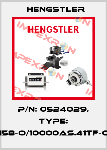 p/n: 0524029, Type: RI58-O/10000AS.41TF-C0 Hengstler