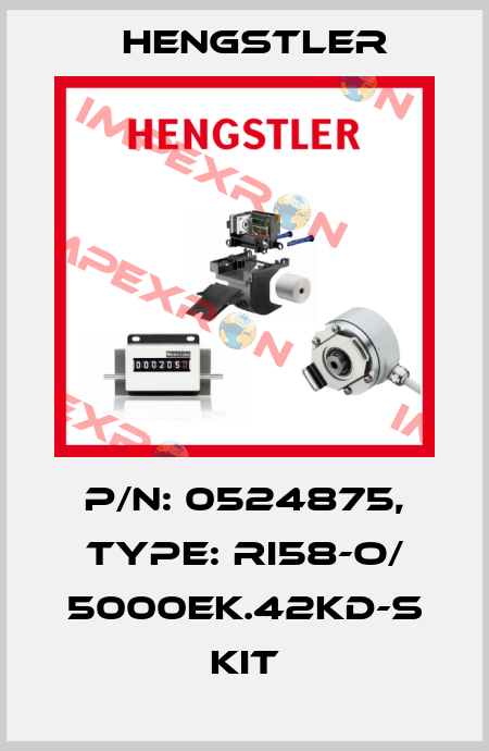 p/n: 0524875, Type: RI58-O/ 5000EK.42KD-S KIT Hengstler