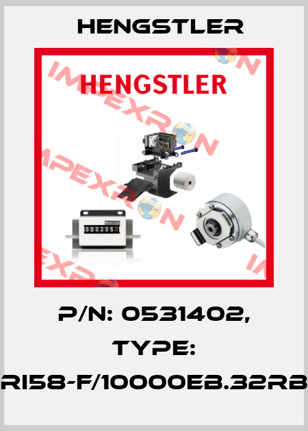 p/n: 0531402, Type: RI58-F/10000EB.32RB Hengstler