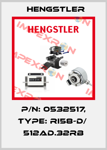 p/n: 0532517, Type: RI58-D/  512AD.32RB Hengstler