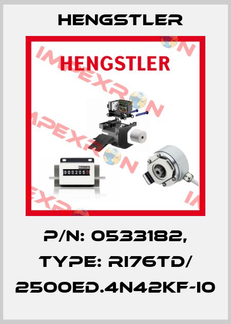 p/n: 0533182, Type: RI76TD/ 2500ED.4N42KF-I0 Hengstler