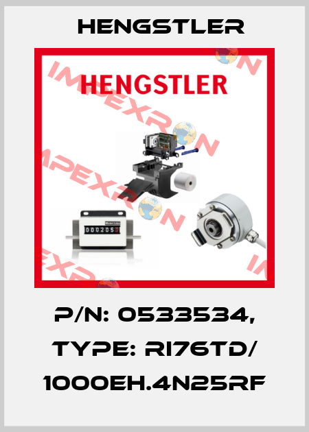 p/n: 0533534, Type: RI76TD/ 1000EH.4N25RF Hengstler