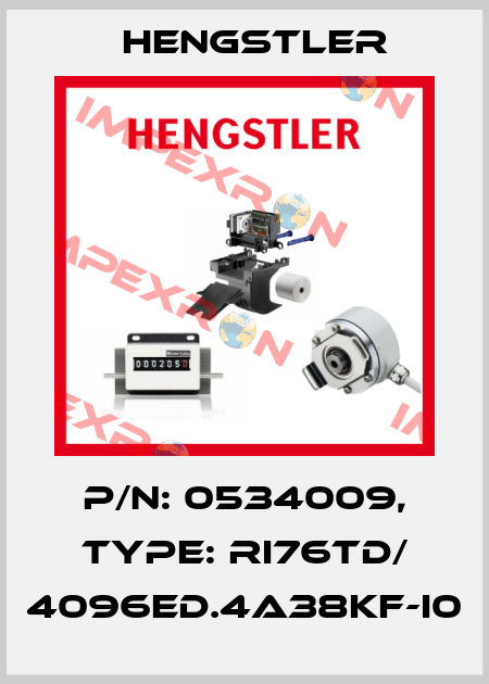 p/n: 0534009, Type: RI76TD/ 4096ED.4A38KF-I0 Hengstler
