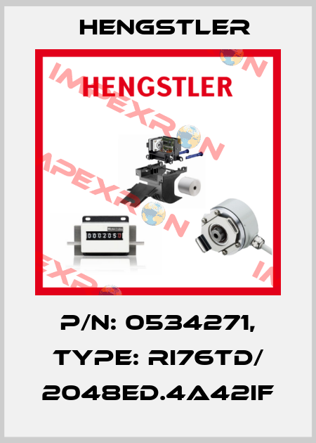 p/n: 0534271, Type: RI76TD/ 2048ED.4A42IF Hengstler
