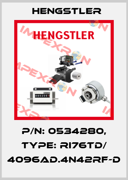 p/n: 0534280, Type: RI76TD/ 4096AD.4N42RF-D Hengstler