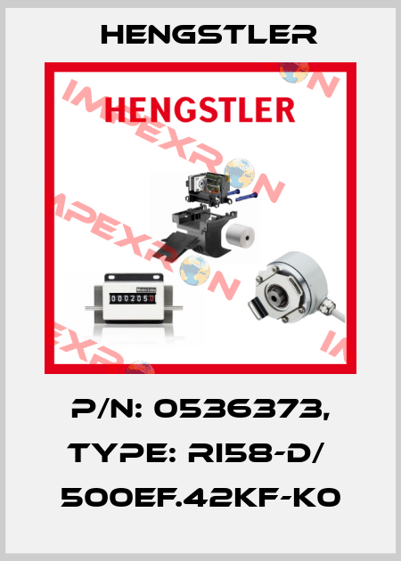 p/n: 0536373, Type: RI58-D/  500EF.42KF-K0 Hengstler