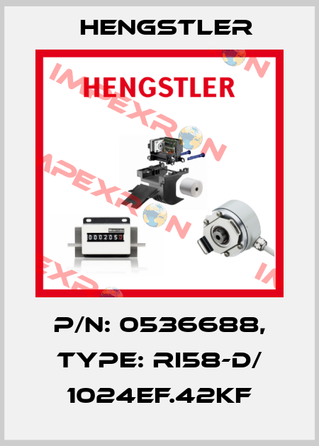 p/n: 0536688, Type: RI58-D/ 1024EF.42KF Hengstler