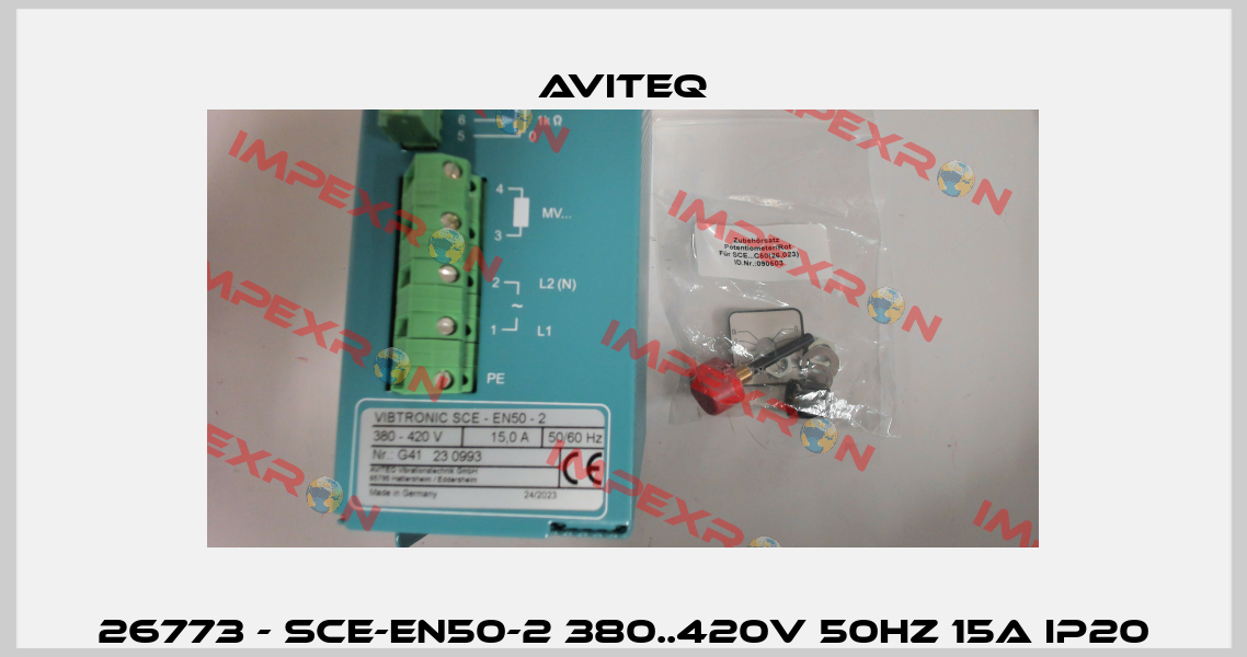 26773 - SCE-EN50-2 380..420V 50HZ 15A IP20 Aviteq
