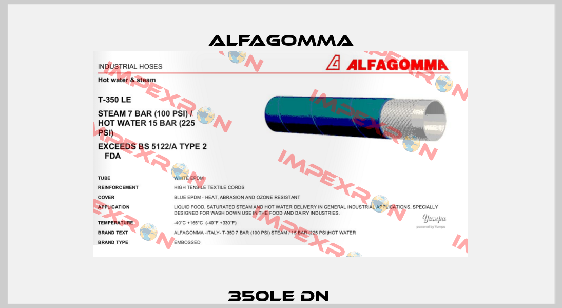 350LE DN  Alfagomma