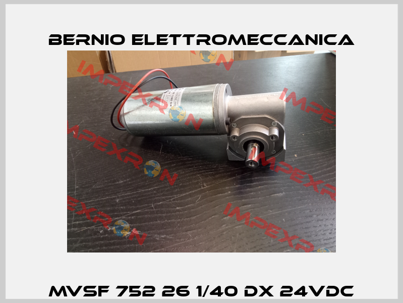 MVSF 752 26 1/40 DX 24vdc BERNIO ELETTROMECCANICA