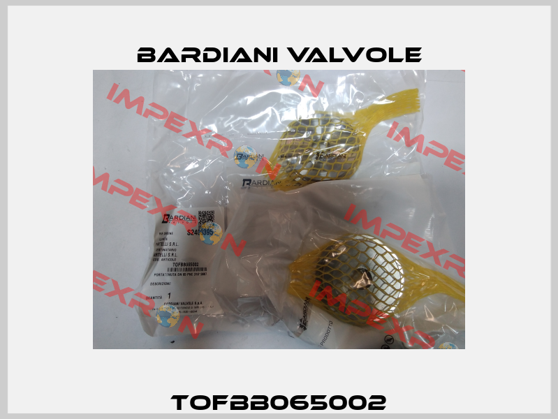 TOFBB065002 Bardiani Valvole
