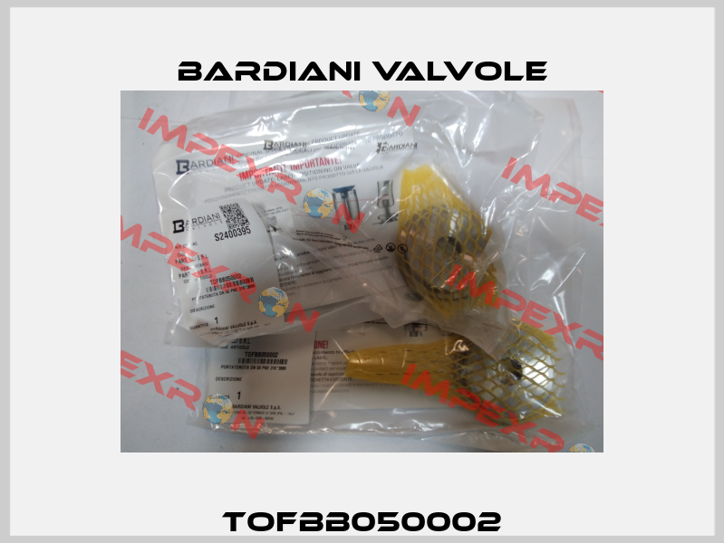 TOFBB050002 Bardiani Valvole