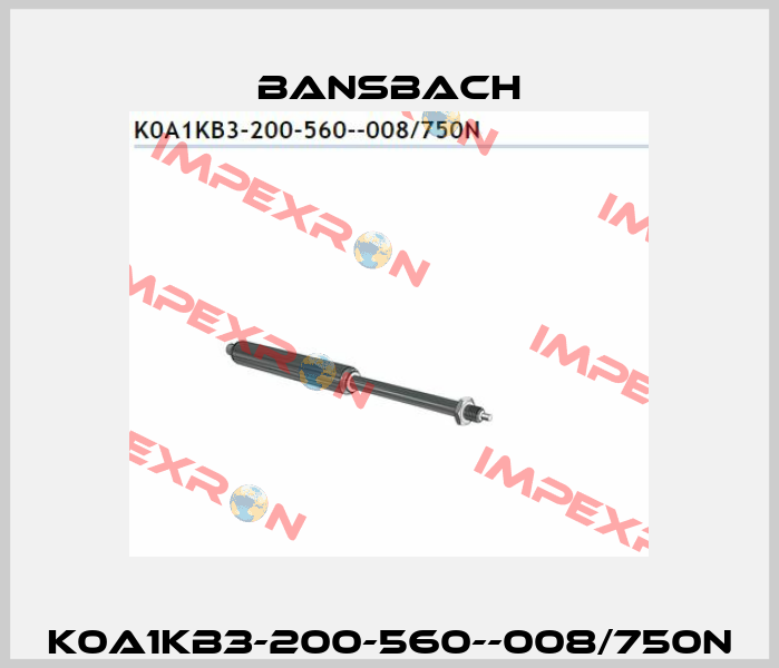 K0A1KB3-200-560--008/750N Bansbach