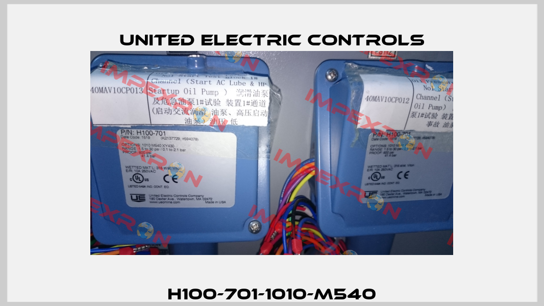 H100-701-1010-M540 United Electric Controls