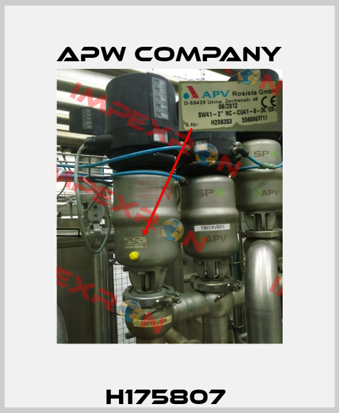 H175807  Apw Company
