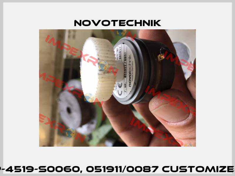 P-4519-S0060, 051911/0087 customized Novotechnik