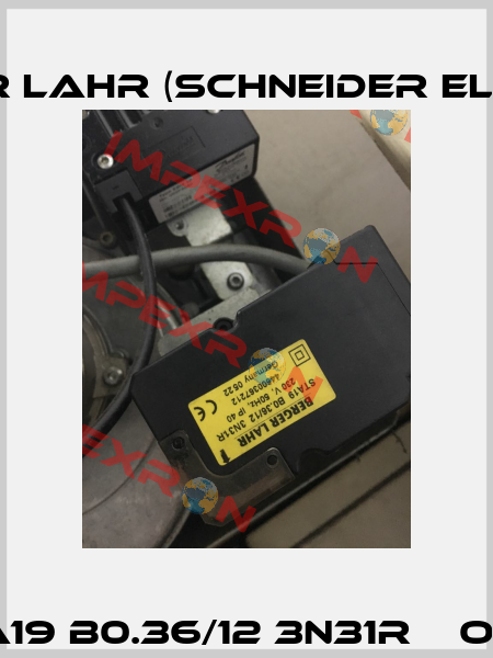 STA19 B0.36/12 3N31R    OEM  Berger Lahr (Schneider Electric)