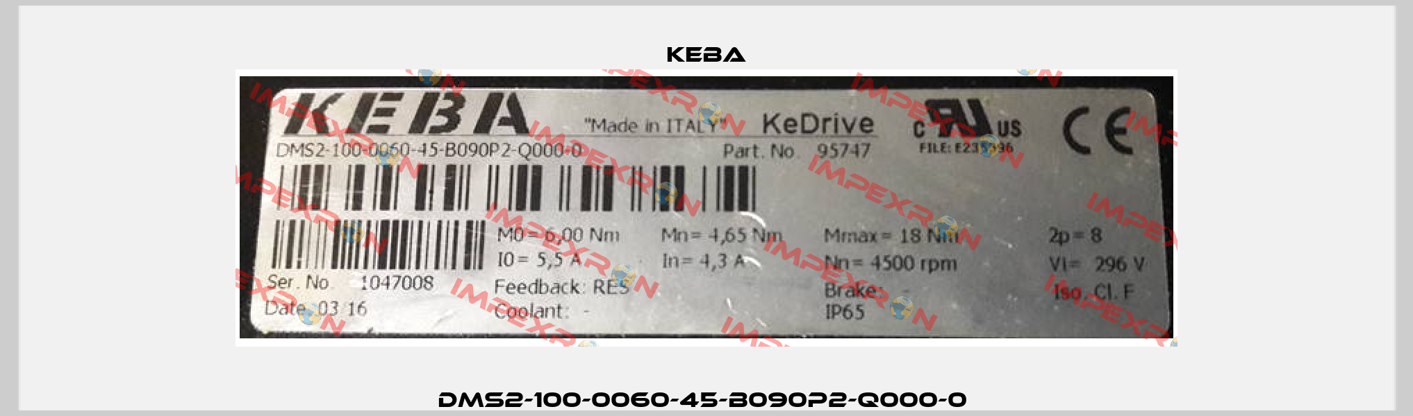 DMS2-100-0060-45-B090P2-Q000-0  Keba