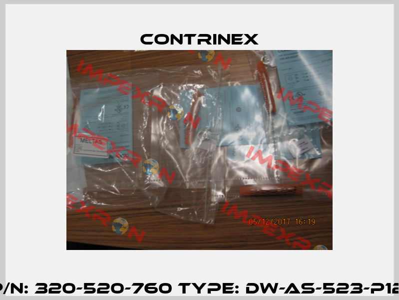P/N: 320-520-760 Type: DW-AS-523-P12  Contrinex