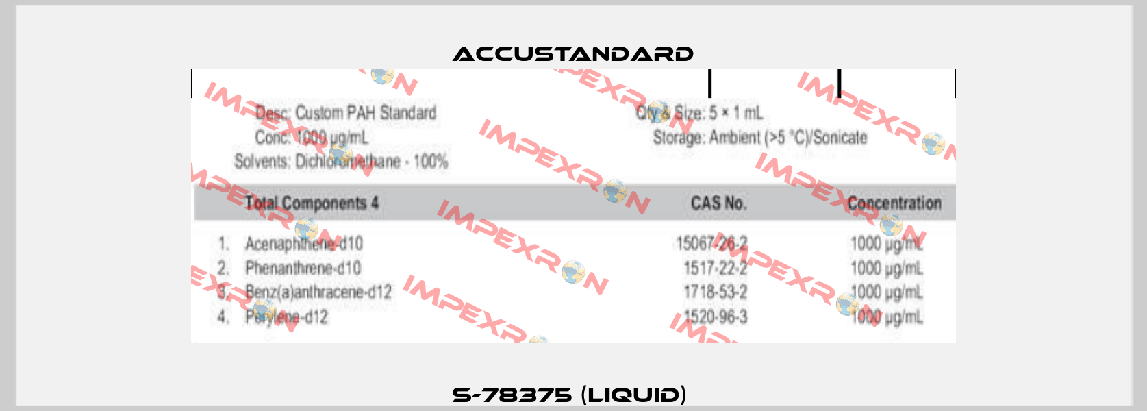 S-78375 (liquid)  AccuStandard