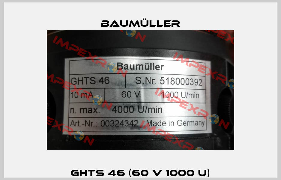 GHTS 46 (60 V 1000 U) Baumüller